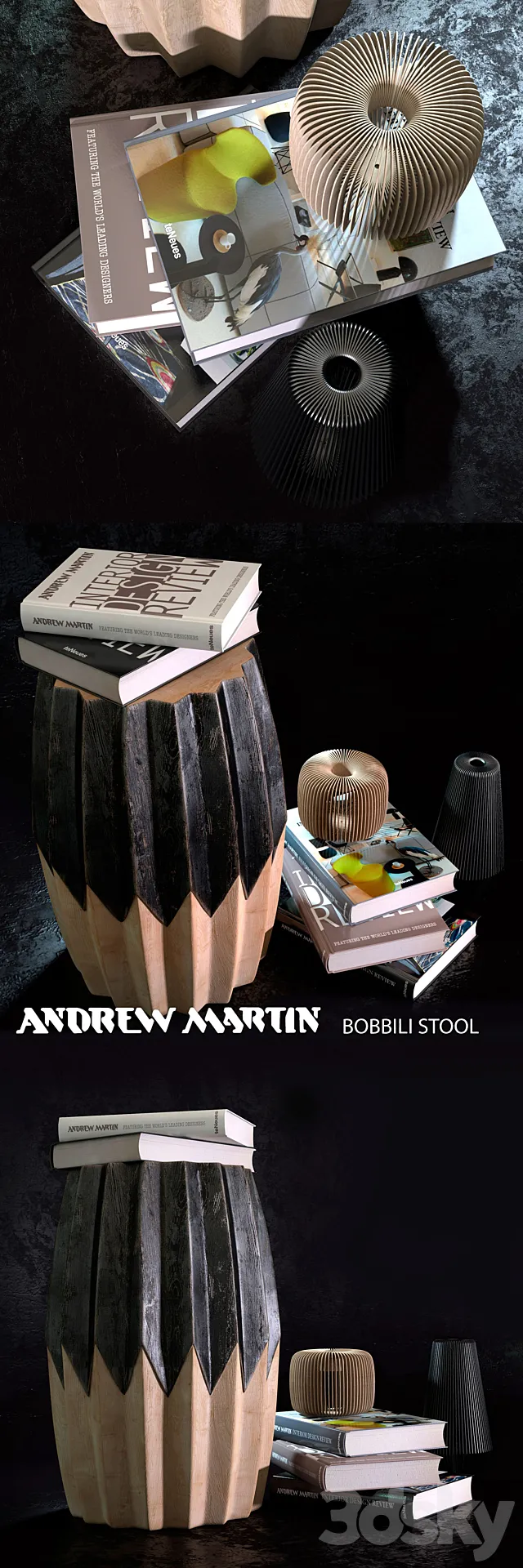 Andrew Martin – Bobbili stool 3DModel Andrew Martin – Bobbili stool 3DModel