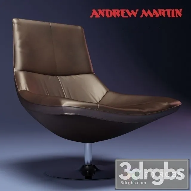 Andrew Martin Carlotta Armchair 3D Model Download Andrew Martin Carlotta Armchair 3D Model Download