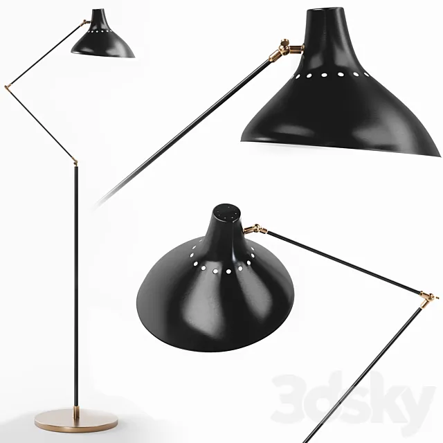 Andrew Martin – Charlton floor lamp 3D Model Andrew Martin – Charlton floor lamp 3D Model