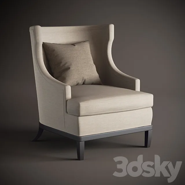 Andrew martin northumberland chair 3D Model