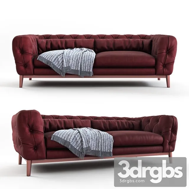 Andros Wingback Tom Dixon Sofa 3D Model Download Andros Wingback Tom Dixon Sofa 3D Model Download