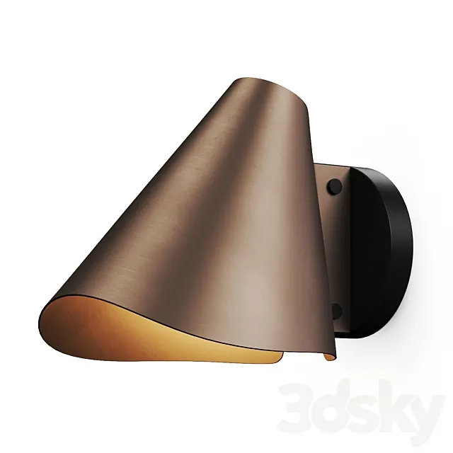 AndTradition Bonnet Wall Lamp 3D Model