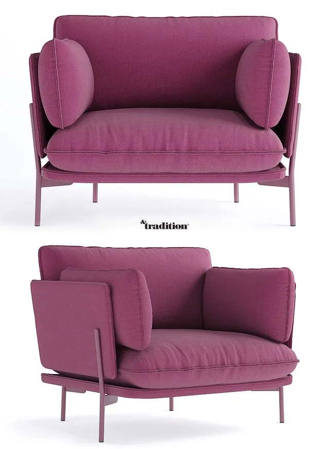 Andtradition cloud chair 3D Model Andtradition cloud chair 3D Model