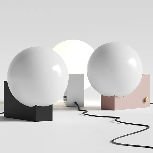 AndTradition Journey Table Lamps 3DModel AndTradition Journey Table Lamps 3DModel