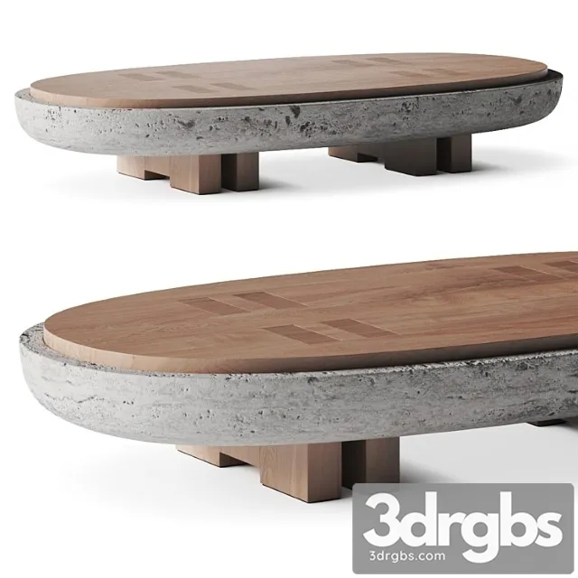 Andy Kerstens Rift Stone Coffee Table 3D Model Download Andy Kerstens Rift Stone Coffee Table 3D Model Download