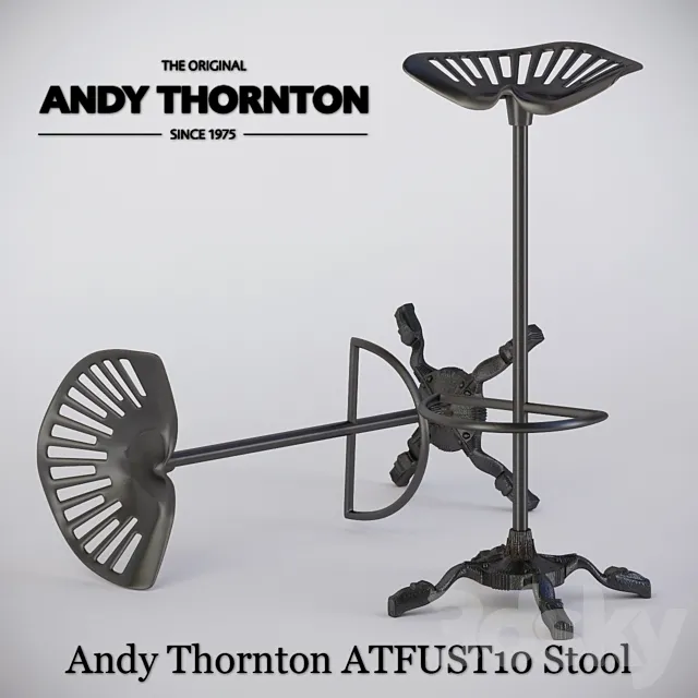 Andy Thornton ATFUST10 Stool 3DModel Andy Thornton ATFUST10 Stool 3DModel