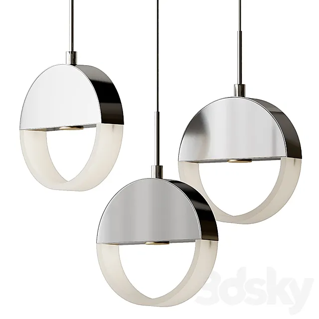 Anello LED Mini Pendant By Elan Lighting 3D Model