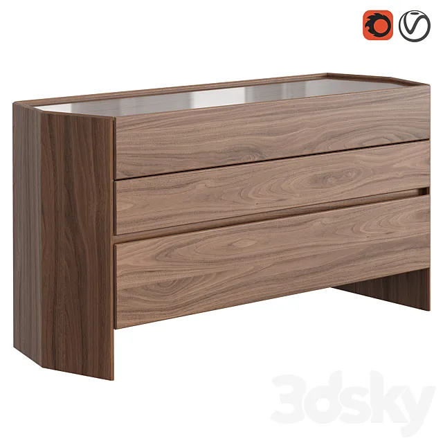 Angel Cerda chest of drawers 7073 3D Model Angel Cerda chest of drawers 7073 3D Model
