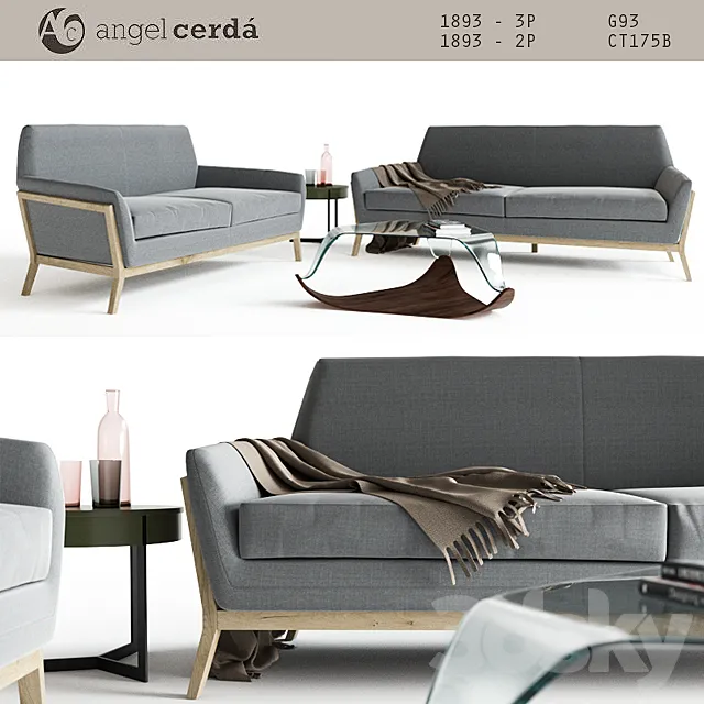 Angel Cerda furniture 3D Model
