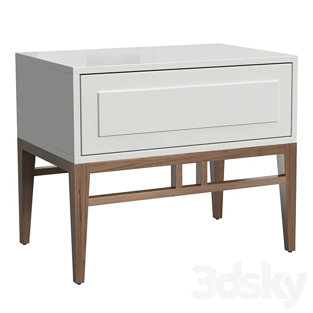 Angel Cerda Nightstand CP1709-H 3D Model Angel Cerda Nightstand CP1709-H 3D Model