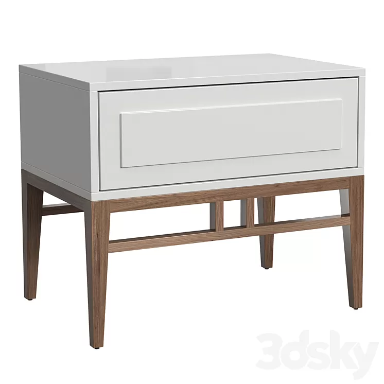 Angel Cerda Nightstand CP1709-H 3D Model Angel Cerda Nightstand CP1709-H 3D Model