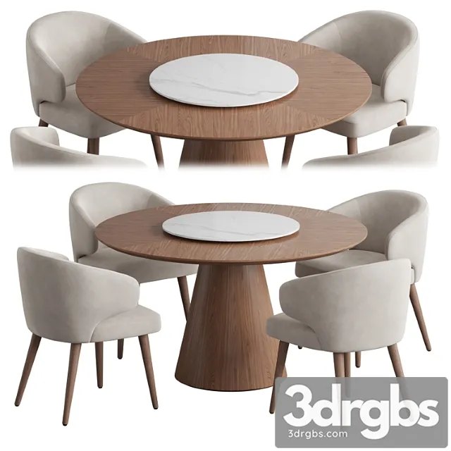 Angel Cerda Table Aston Chair 2 3D Model Download Angel Cerda Table Aston Chair 2 3D Model Download