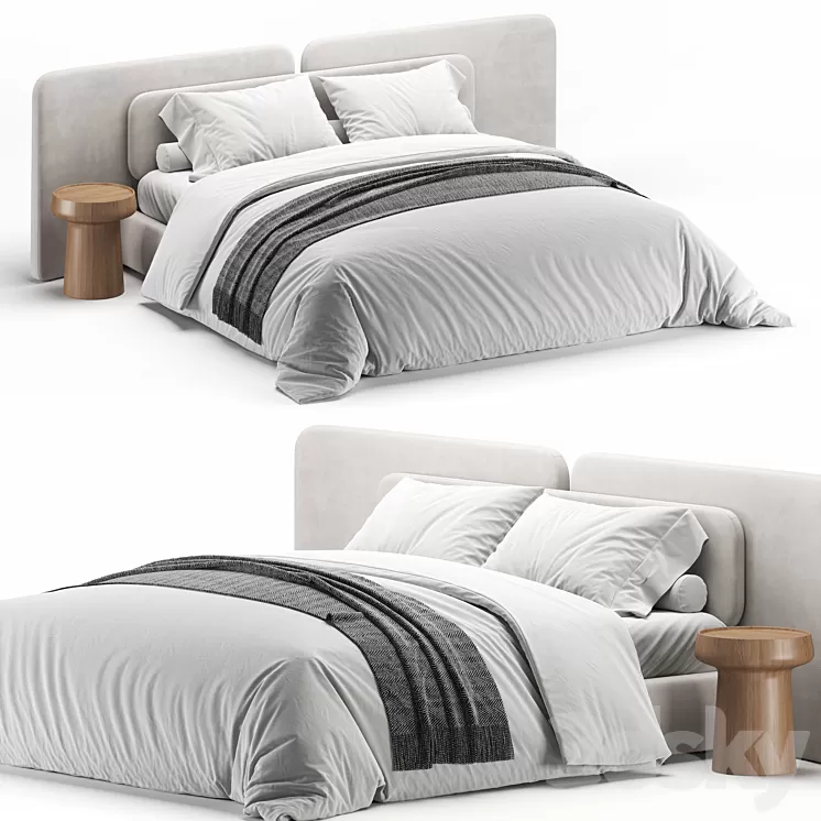 Angelo Bed 3D Model Free Download