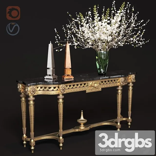 Angelo cappellini accessories console 2 3D Model Download Angelo cappellini accessories console 2 3D Model Download