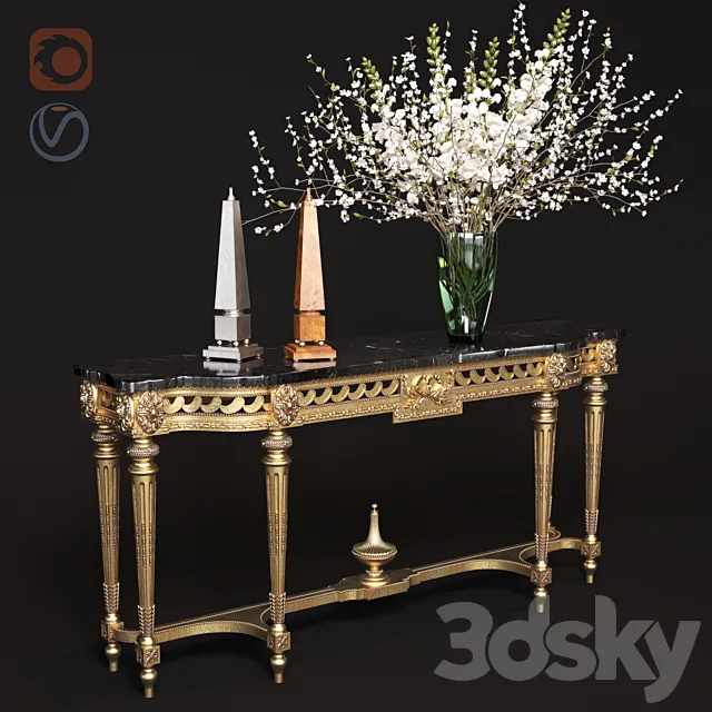 ANGELO CAPPELLINI ACCESSORIES console 3DModel ANGELO CAPPELLINI ACCESSORIES console 3DModel