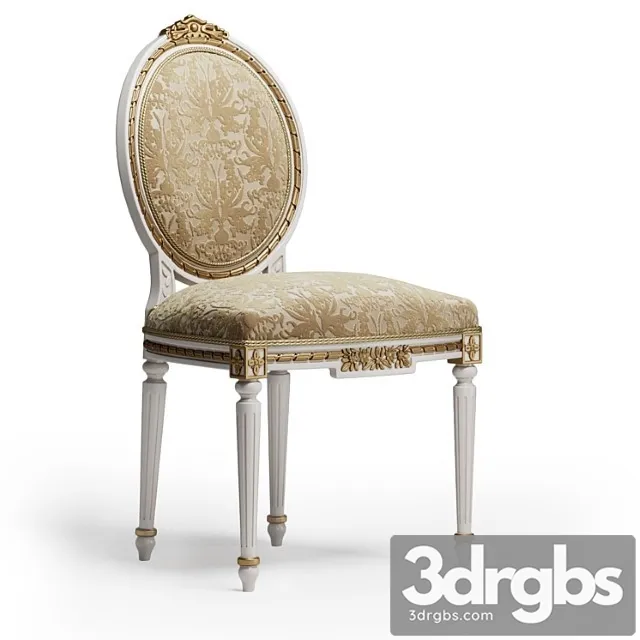 Angelo Cappellini Degas Chair Art 724 3D Model Download