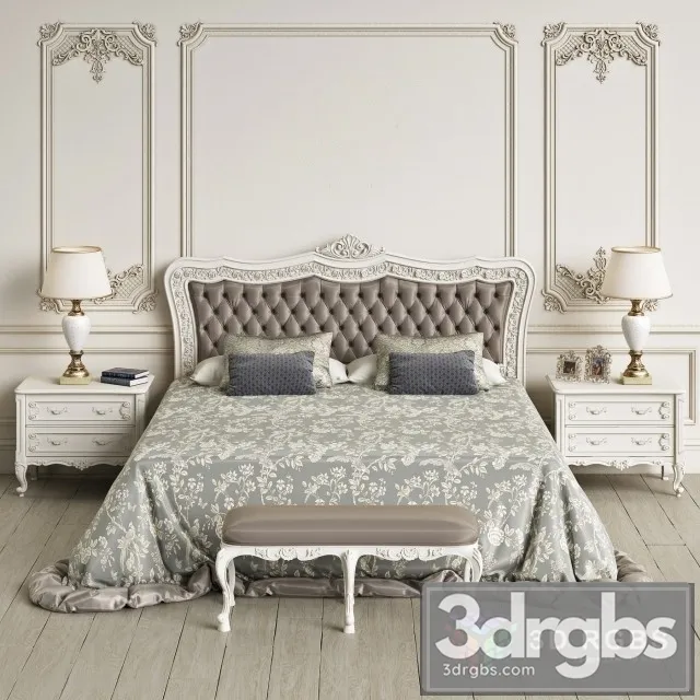 Angelo Cappellini Itaca Bed 3D Model Download Angelo Cappellini Itaca Bed 3D Model Download