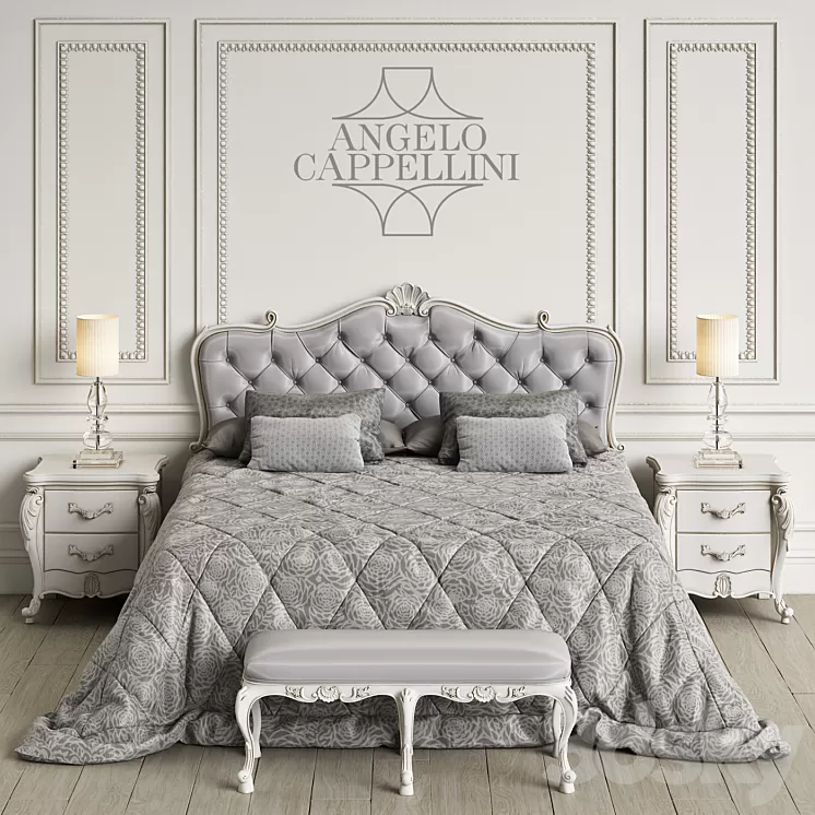 Angelo Cappellini Ponza Bedroom 3D Model Free Download