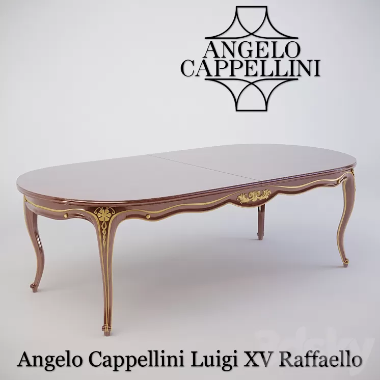 Angelo Cappellini Raffaello Table 3D Model Angelo Cappellini Raffaello Table 3D Model
