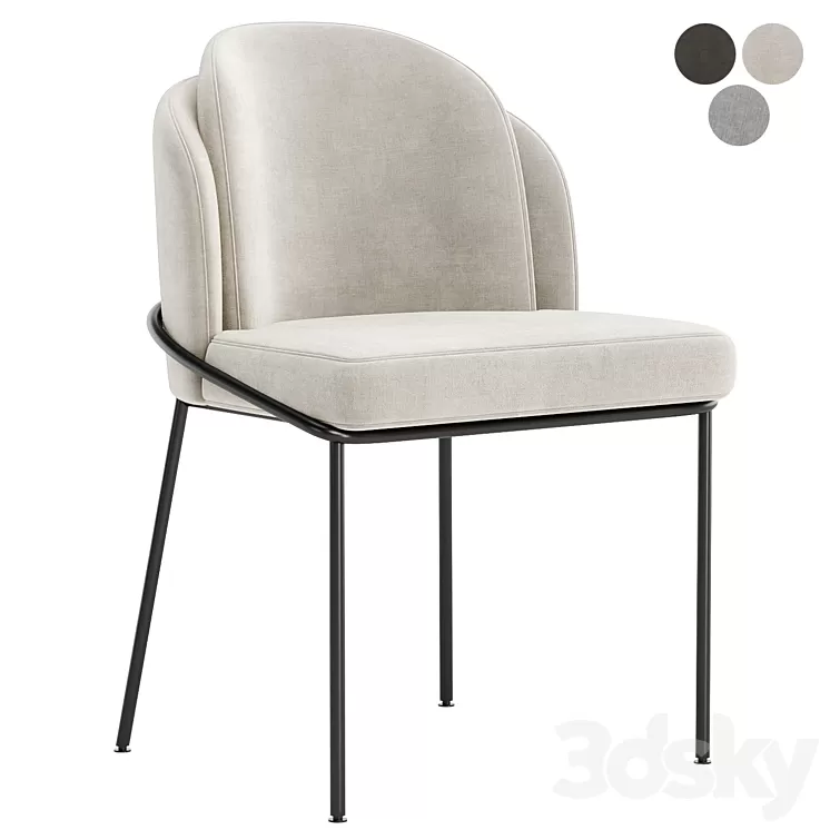 Angelo Dining Chair 3D Model Free Download
