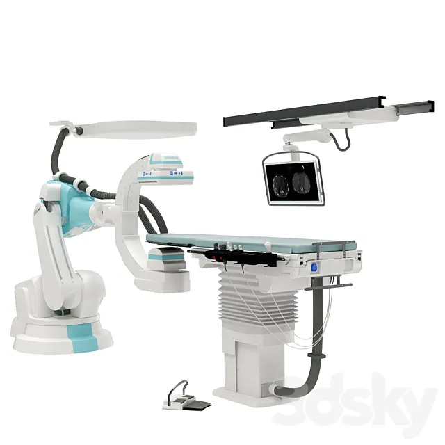 Angiograph Artis zeego Siemens 3D Model Angiograph Artis zeego Siemens 3D Model