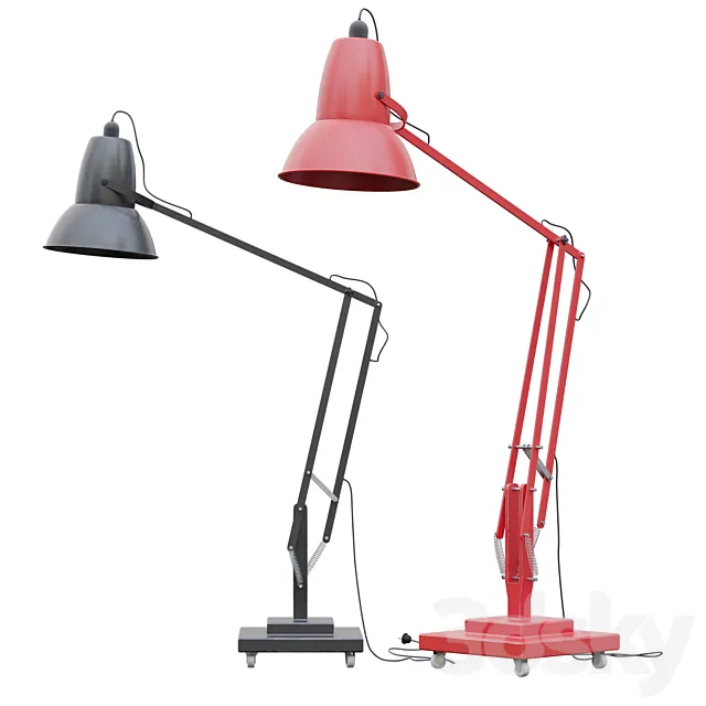 Anglepoise 1227 Giant Floor Lamp 3D Model Anglepoise 1227 Giant Floor Lamp 3D Model