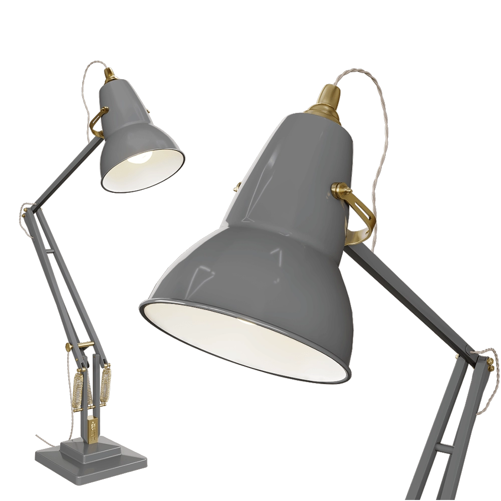 Anglepoise – Desk lamp Original 1227 Brass 3D Model