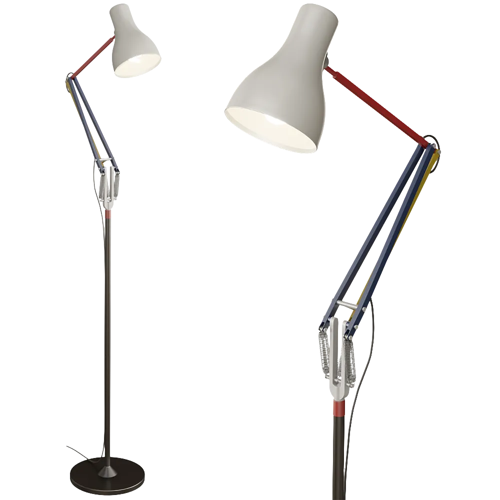 Anglepoise – Floor lamp Type 75 Mini – Paul Smith Edition 3 3D Model Anglepoise – Floor lamp Type 75 Mini – Paul Smith Edition 3 3D Model