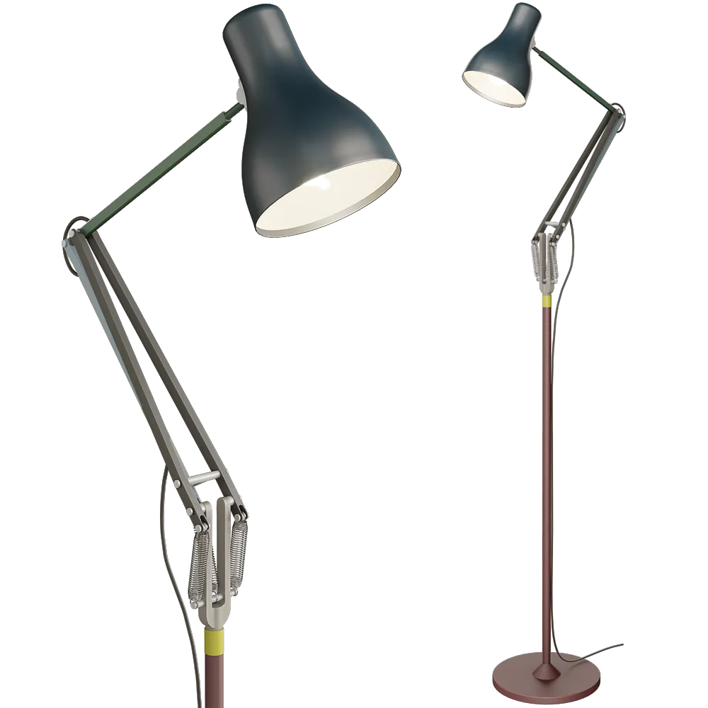 Anglepoise – Floor lamp Type 75 Mini – Paul Smith Edition 4 3D Model Anglepoise – Floor lamp Type 75 Mini – Paul Smith Edition 4 3D Model
