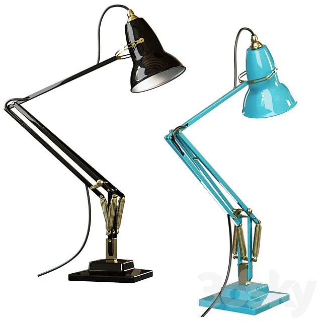 Anglepoise ORIGINAL 1227 ™ BRASS DESK LAMP 3D Model Anglepoise ORIGINAL 1227 ™ BRASS DESK LAMP 3D Model