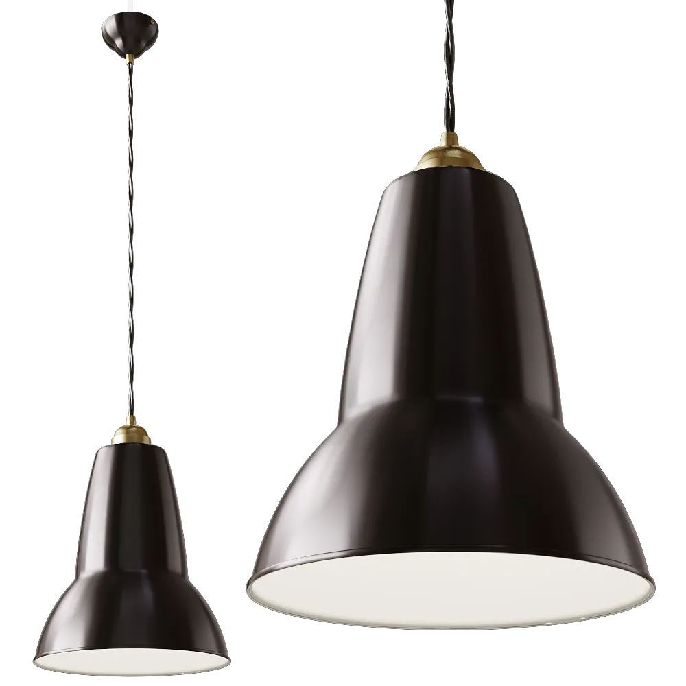 Anglepoise – Pendant lamp Original 1227 Brass Maxi 3D Model