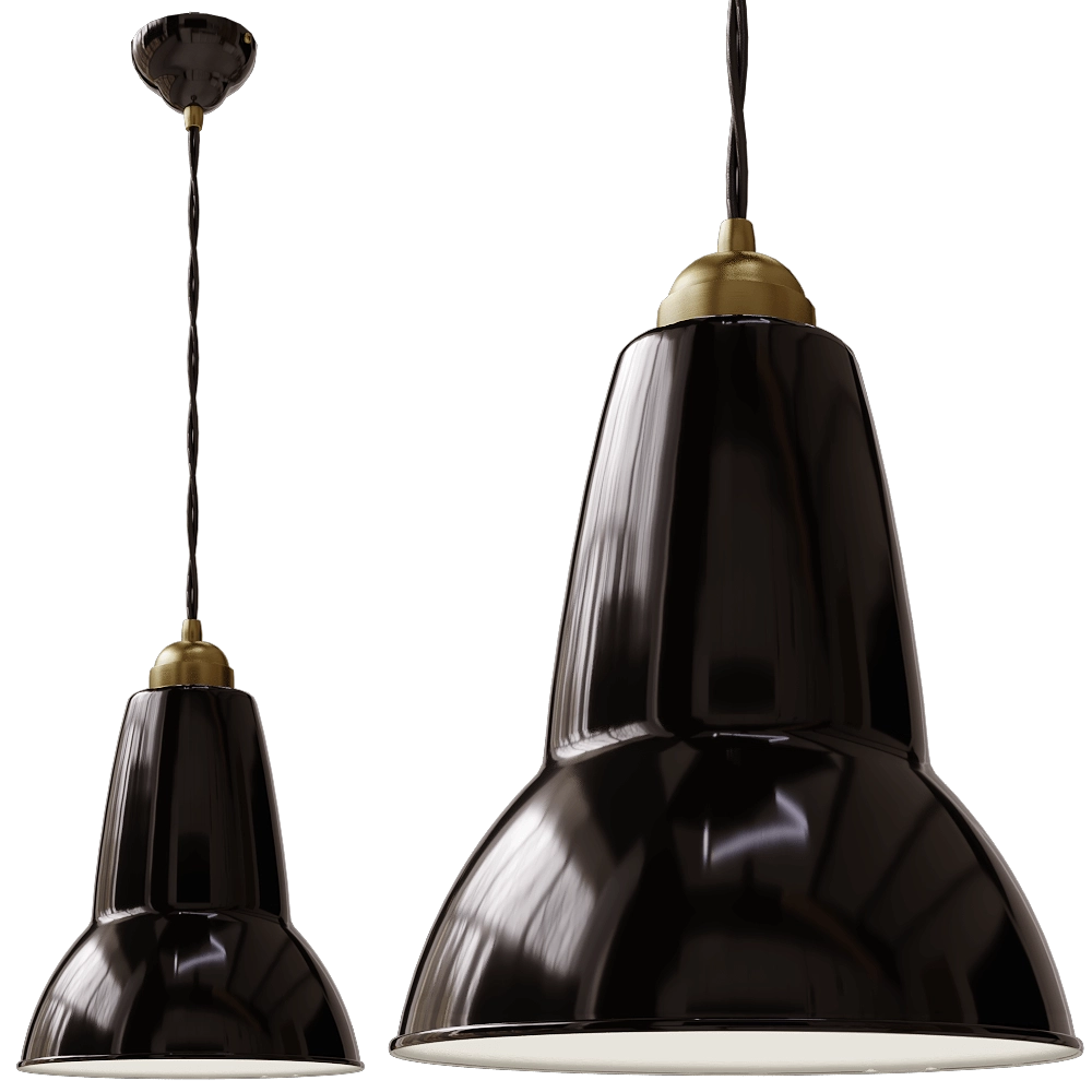 Anglepoise – Pendant lamp Original 1227 Brass Midi 3D Model