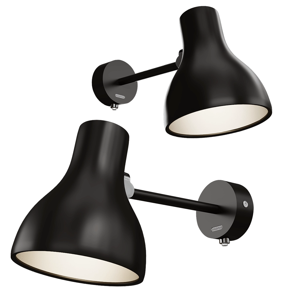 Anglepoise – Wall lamp Type 75 Mini 3D Model Anglepoise – Wall lamp Type 75 Mini 3D Model