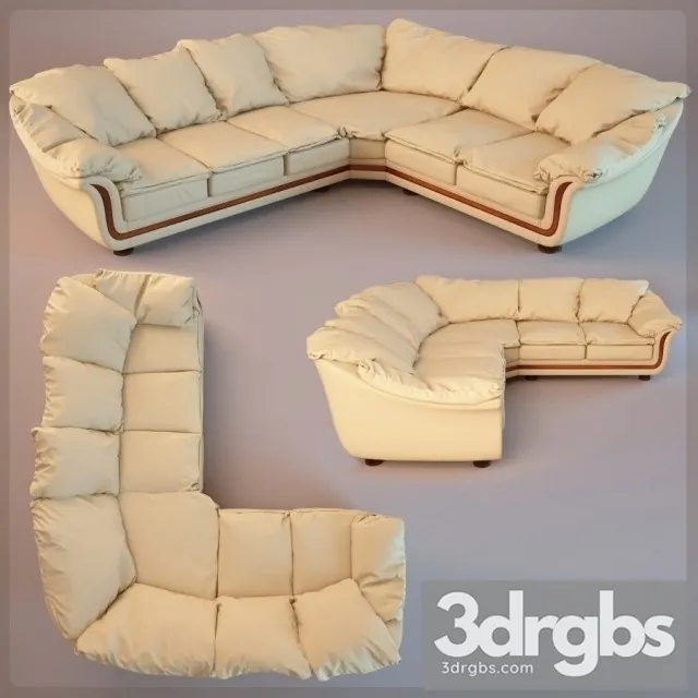 Angular Sofa 01 3D Model Download Angular Sofa 01 3D Model Download