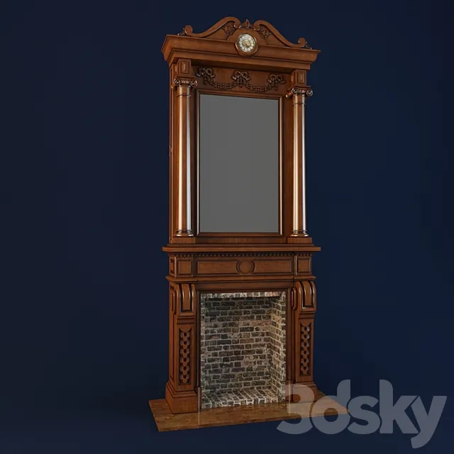 anikvarny fireplace 3D Model