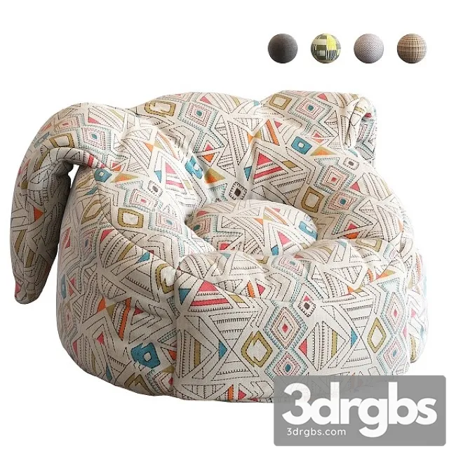 Animal Bean Bag Chairs 3D Model Download Animal Bean Bag Chairs 3D Model Download
