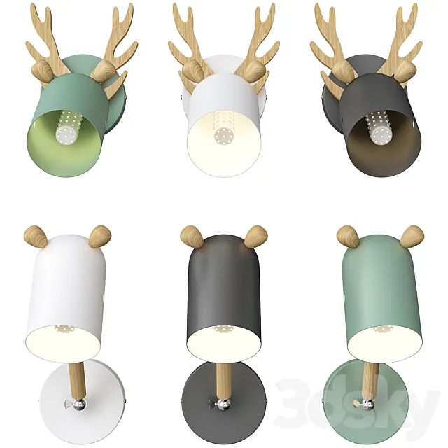 Animal by Anzazo Set 3D Model Animal by Anzazo Set 3D Model