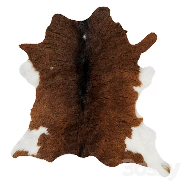 Animal skin rug 13 3D Model Animal skin rug 13 3D Model