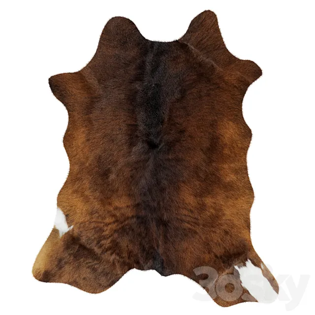 Animal skin rug 14 3D Model