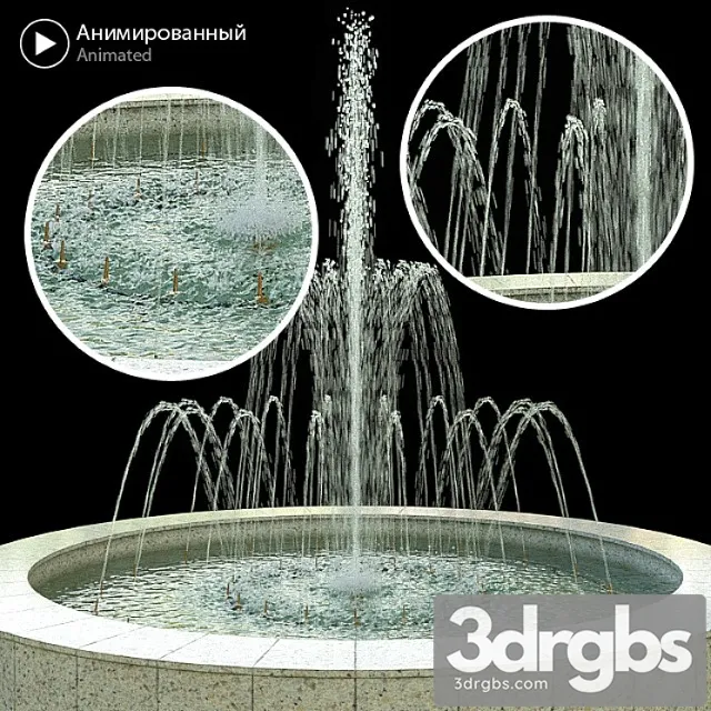 Animated Fountain 3D Model Download Animated Fountain 3D Model Download
