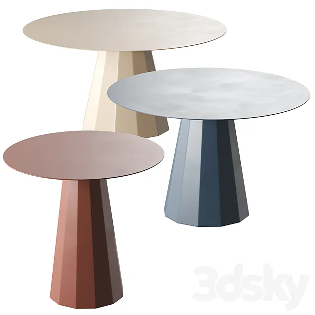 Ankara round tables 3D Model Ankara round tables 3D Model