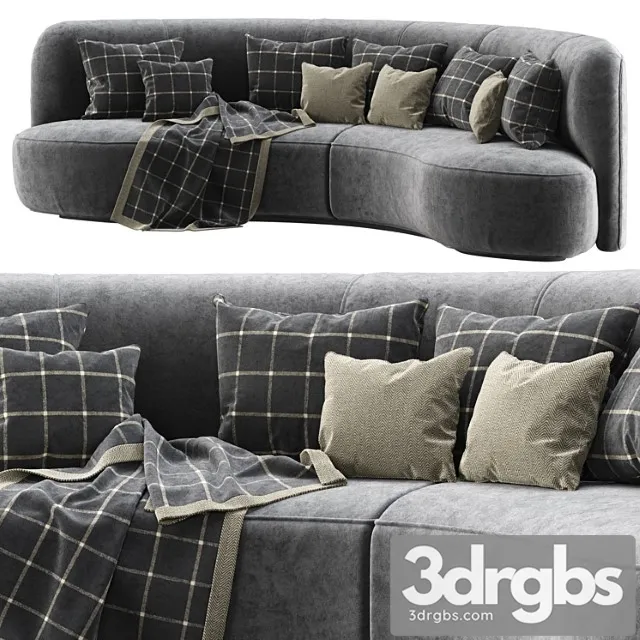 Annabelle Velor Round Sofa Vs09 Semicircular Modern Velor Sofa 3D Model Download Annabelle Velor Round Sofa Vs09 Semicircular Modern Velor Sofa 3D Model Download