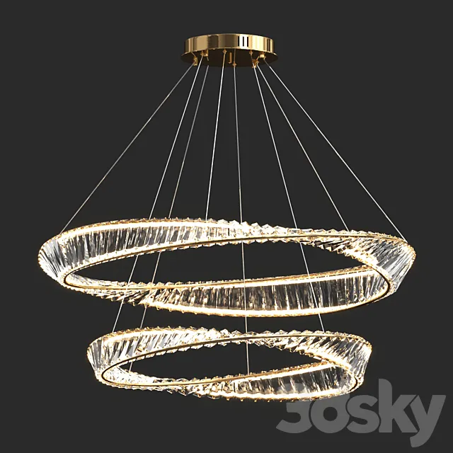 Anneau Double ring 3D Model