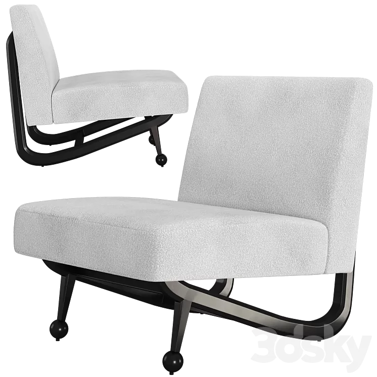 ANNELI SLIPPER CHAIR 3D Model Free Download