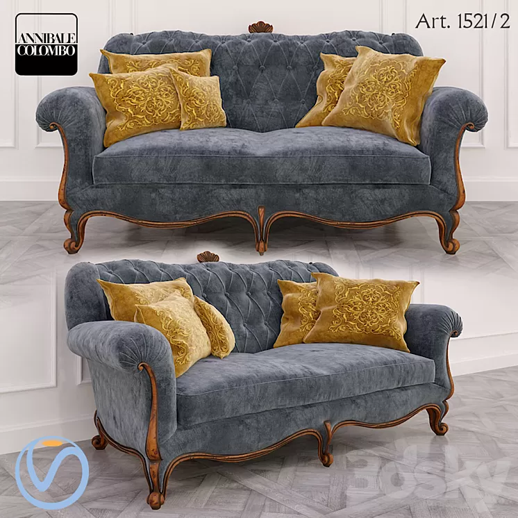 Annibale Colombo sofa 3D Model
