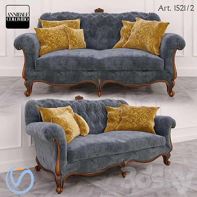 Annibale Colombo sofa 3DModel Annibale Colombo sofa 3DModel