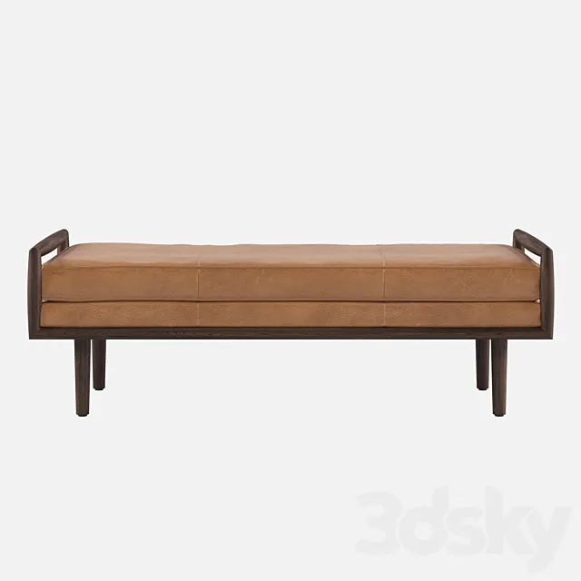 Ansa Charme Tan Bench 3DModel Ansa Charme Tan Bench 3DModel