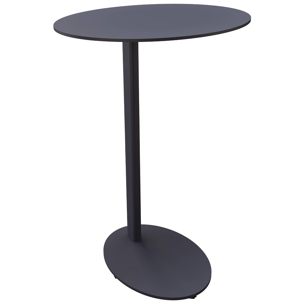 Ansen  – Bedside table MONO oval 2 3D Model