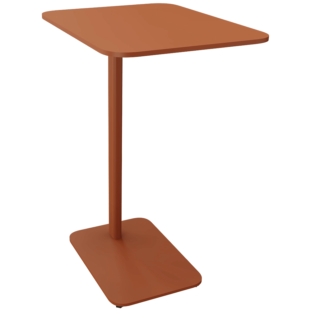 Ansen  – Bedside table MONO rectangular 3D Model