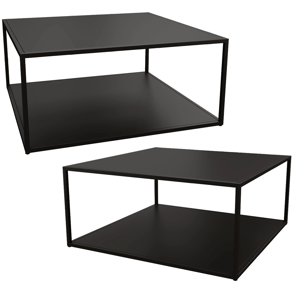 Ansen  – Two-level coffee table square 1 3D Model